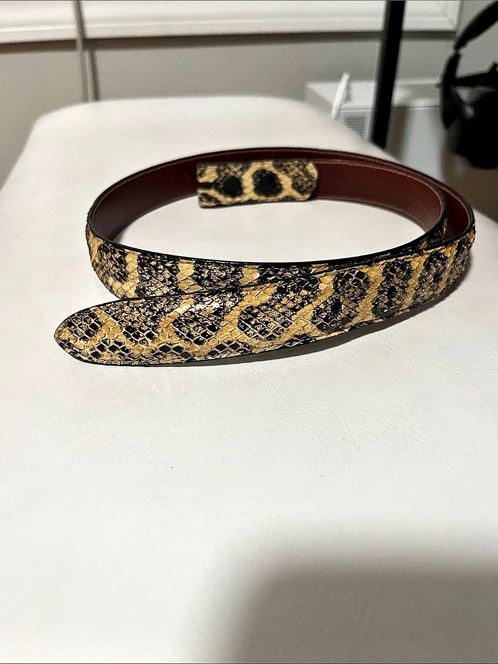Genuine Python Belt Size 32 - Picture 4 of 4